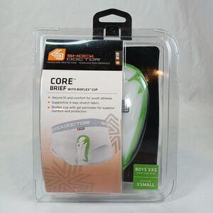 Shock Doctor Youth Core Brief & Cup XXS Waist 19-20 XS Cup New